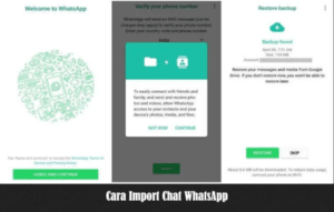 Cara Import Chat WhatsApp