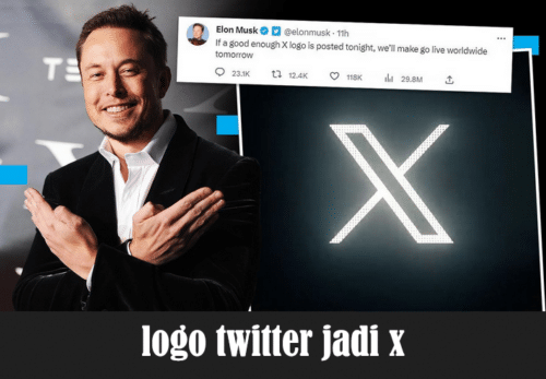 logo twitter jadi x